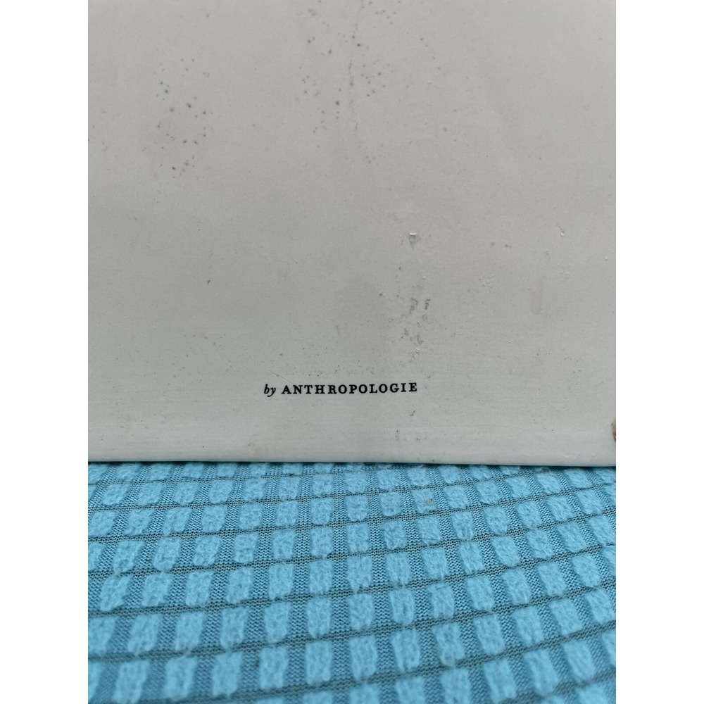 Anthropologie French Bistro Cheese Cutting Board Eliza Tile Monogram S - Picture 4 of 11